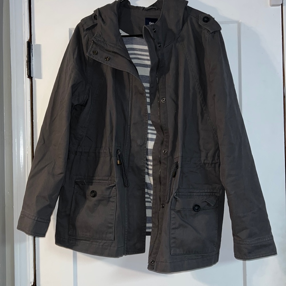 Gap Factory Gray Utility Jacket